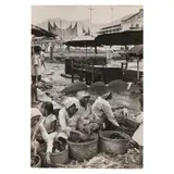 Bukit Tinggi Food Market, Pasar Bawah, Sumatra, Indonesia by Henri Cartier-Bresson, 1949, Gelatin silver print, sold Jul 2025