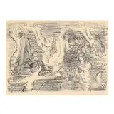 Les Baigneuses by Raoul Dufy, Lithograph on cream wove paper, sold Jul 2025