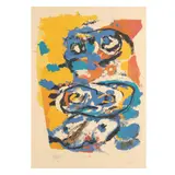 Toi et Moi by Karel Appel, Lithograph in colors, sold Jul 2025