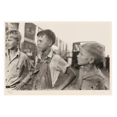 Side Show, State Fair by Eudora Welty, 1939, Gelatin silver print (mounted as issued), sold Jul 2025