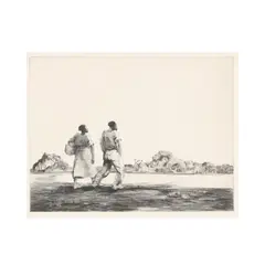 Southern Primitive by Alfred Heber Hutty, Drypoint, sold Jul 2025