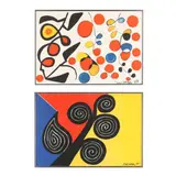 Spring Carnival / Autumn (Two Works) by Alexander Calder, Each a lithograph in colors, sold Jul 2025