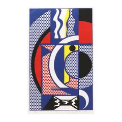 Modern Head #1 by Roy Lichtenstein, Woodcut in colors, sold Jul 2025