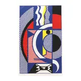 Modern Head #1 by Roy Lichtenstein, Woodcut in colors, sold Jul 2025