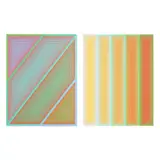 The Eye Sees More / Grandeur (Two Works) by Richard Anuszkiewicz, Each a serigraph in colors on paper, sold Jul 2025
