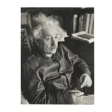 Albert Einstein, Princeton, New Jersey by Lotte Jacobi, Gelatin silver print, sold Jul 2025