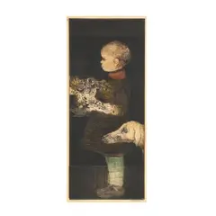 Luis Felipe by Mauricio Lasansky, Etching, sold Jul 2025