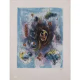Le conmer - 1976 by Roberto Matta, Eau-forte et aquatinte sur papier vélin, sold Jun 2022