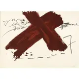 Berlin - 1974 by Antoni Tàpies, Lithographie sur papier vélin d'Arches, sold Jun 2022