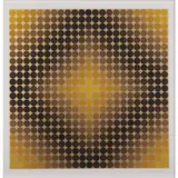 Dia-Or - 1970 by Victor Vasarely, Sérigraphie en couleurs sur papier vélin, sold Jun 2022
