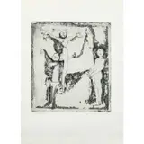 Gruppo di arlecchini - 1968 by Marino Marini, Eau-forte sur papier vélin, sold Jun 2022