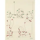 Ritratti con espressione - 1975 by Valerio Adami, Eau-forte sur papier vélin, sold Jun 2022