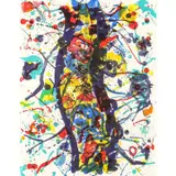 SF-271 - 1986 by Sam Francis, Lithographie sur papier BFK Rives, à pleine page, sold Jun 2022
