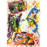 Sans titre (SF 254) - 1982 by Sam Francis, Lithographie sur papier vélin d'Arches, à pleine page, sold Jun 2022