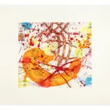 Sans titre (SFE-081 RC) - 1992 by Sam Francis, Eau-forte et aquatinte sur papier vélin Fabriano, toutes marges, sold Jun 2022