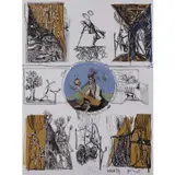 Vanité - c. 1990 by Gérard Garouste, Lithographie sur papier vélin d'Arches, sold Jun 2022