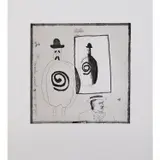 What can the poor apache do ? - 1971 by Barry Flanagan, Eau-forte sur papier vélin, sold Jun 2022