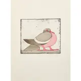 Le pigeon - 2004 by François-Xavier Lalanne, Vernis mou et aquatinte sur papier Moulin de Pombié, sold Jun 2022