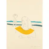 Colar Amarelo - 1988 by Oscar Niemeyer, Lithographie sur papier vélin, sold Jun 2022