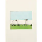 Les Moutons - 2004 by François-Xavier Lalanne, Lithographie et linogravure en couleurs gaufrée à la presse sur papier buvard de feutre, sold Jun 2022