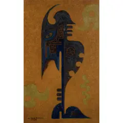 Sans titre by Ivan Da Silva Bruhns, 1928, Huile sur panneau, sold Apr 2022