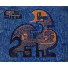 Mzimou by Ivan Da Silva Bruhns, 1927, Huile sur panneau, sold Apr 2022