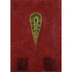 Fleur by Ivan Da Silva Bruhns, 1938, Huile sur panneau, sold Apr 2022