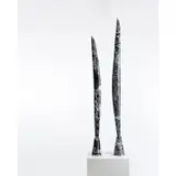 Aiguilles by David Leger, 2022, Marbre 'Grand Antique d'Aubert' sur un axe pivotant, sold Jun 2022