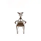 Queen Chair - Pièce unique by Tom Dixon, Acier et fonte, sold Oct 2022