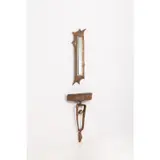 Selfie - Pièce unique by Mark Brazier-Jones, Bronze, chêne, miroir et laiton, sold Oct 2022