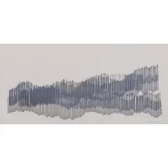 La Ciotat by Vera Molnár, 1986, Encre sur papier, sold Oct 2022