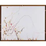 Parcours, 1977 by Claude Gilli, 1985, Huile, aquarelle et collage de coquilles d'escargots sur toile, sold Oct 2022