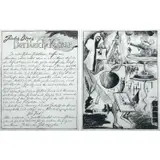 Der bleiche Ketzer, (Diptyque) by Günter Brus, 1983, Crayon sur papier, sold Oct 2022
