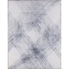 Augean Stables (Additive painting #91) by Mark Hagen, 2012, Acrylique sur toile de jute montée sur panneau, sold Oct 2022