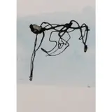 Tache by Fred Deux, 1964, Aquarelle et encre de Chine sur papier, sold Oct 2022