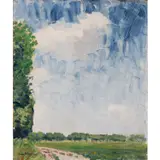 Quelque part en France by Kees van Dongen, 1905, Huile sur toile, sold Dec 2022