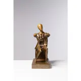 Il poeta solitario by Giorgio de Chirico, 1970, Bronze à patine doré, sold Dec 2022