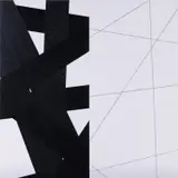 Strip-teasing n°7 by François Morellet, 2005, Acrylique et crayon sur toile montée sur panneau, sold Dec 2022