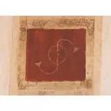 Le Paradis by Romuald Hazoumè, 1997, Technique mixte et pigments naturels sur toile, sold Nov 2022