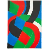 Joker - 1962 by Sonia Delaunay, Lithographie sur papier vélin, sold Dec 2022