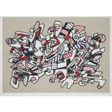 Course la galope - 1976 by Jean Dubuffet, Sérigraphie sur papier vélin d'Arches, sold Dec 2022
