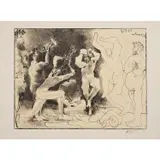 La danse des faunes - 1957 by Pablo Picasso, Lithographie sur papier vélin, sold Dec 2022