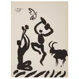 La Danse du Berger - 1959 by Pablo Picasso, Lithographie sur papier vélin d’Arches, sold Dec 2022