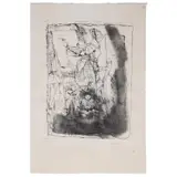 La Jeune Artiste - 1949 by Pablo Picasso, Lithographie sur papier vélin d'Arches, toutes marges, sold Dec 2022