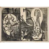 Homards et poissons - 1949 by Pablo Picasso, Lithographie sur papier vélin d’Arches, sold Dec 2022