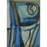 Sans titre - 1975 by Bram van Velde, Lithographie sur papier vélin, toutes marges, sold Dec 2022