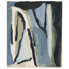 Sans titre by Bram van Velde, Lithographie sur papier vélin, à pleine page, sold Dec 2022