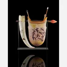 Suspended Artifact Glass Sculpture by William Morris, sold Jan 2017