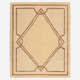 Pile carpet by Art Deco-Style, hand-knotted wool, sold Jan 2023
