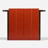 Custom cabinet by Jules Bouy, c. 1932, lacquered wood, laminate, sold Jan 2023